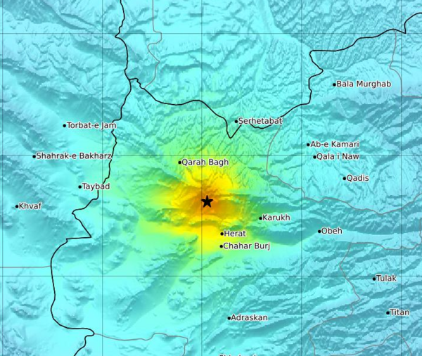 Ισχυρός σεισμός στο Αφγανιστάν