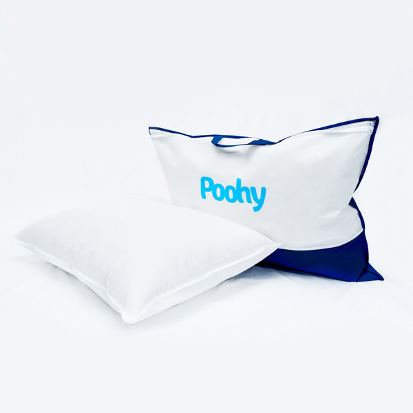 Στην Poohy, παπλώματα και μαξιλάρια φτιάχνονται στο χέρι- και το πούλουλο παίζει τελικά τεράστια σημασία