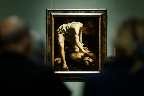 Αποκαλύφθηκαν νέα στοιχεία μετά την αποκατάσταση του πίνακα «Ο Δαβίδ με το κεφάλι του Γολιάθ», του Καραβάτζιο