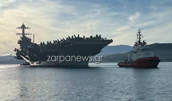 Στη Σούδα ξανά το αεροπλανοφόρο των ΗΠΑ «USS Gerald Ford»