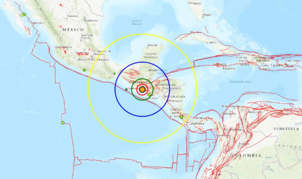 Ισχυρός σεισμός στη Γουατεμάλα - Ήχησαν συναγερμοί, σημειώθηκαν ζημιές