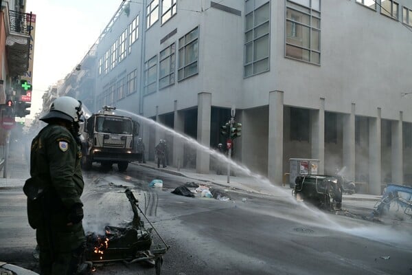 Επεισόδια στο κέντρο της Αθήνας