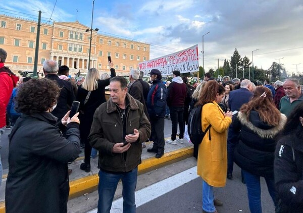 Διακοπή κυκλοφορίας στο κέντρο της Αθήνας λόγω του συλλαλητηρίου των αγροτών