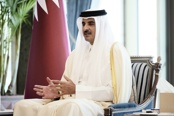 Συνάντηση Μητσοτάκη με τον εμίρη του Κατάρ- Οι επενδύσεις στο επίκεντρο