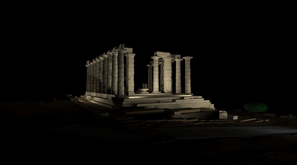Η Ελευθερία Ντεκώ σχεδιάζει το νέο φωτισμό ανάδειξης του Ναού του Ποσειδώνα στο Σούνιο