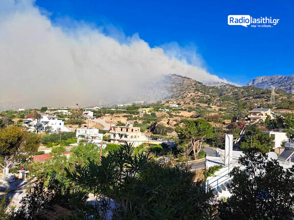 Φωτιά στο Λασίθι: Ένας εγκαυματίας σε σοβαρή κατάσταση - Ζημιές σε σπίτια