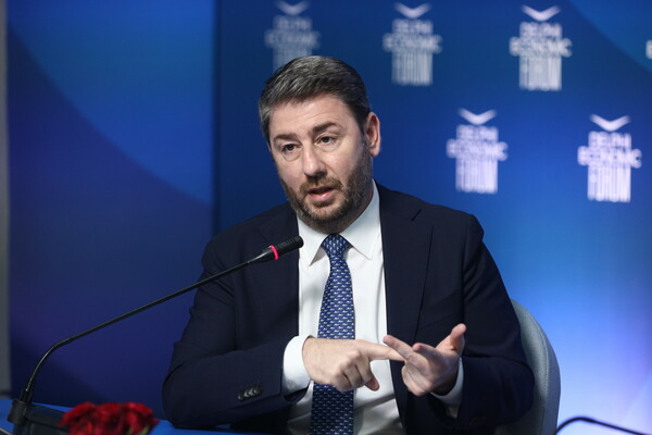 Ανδρουλάκης από Φόρουμ Δελφών: «Ζητώ να μας εμπιστευθεί ο λαός, θα είμαστε δεύτερη θέση στις Ευρωεκλογές»