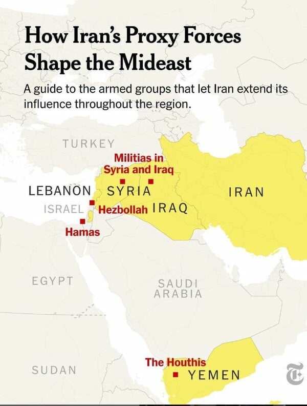 Ποιες είναι οι ομάδες - «αντιπρόσωποι» του Ιράν στη Μέση Ανατολή 
