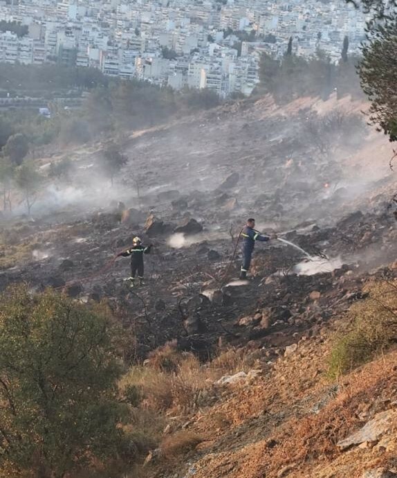 Η φωτιά στο Άλσος Βεΐκου προκλήθηκε από βεγγαλικά που πέταξαν ανήλικοι