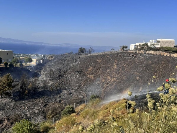 Οριοθετήθηκε η φωτιά στην Κω