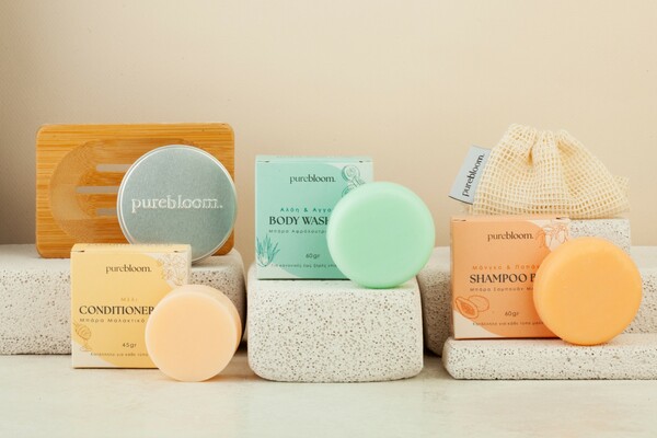 Purebloom: Η επανάσταση στην περιποίηση μαλλιών κι επιδερμίδας σε μορφή μπάρας