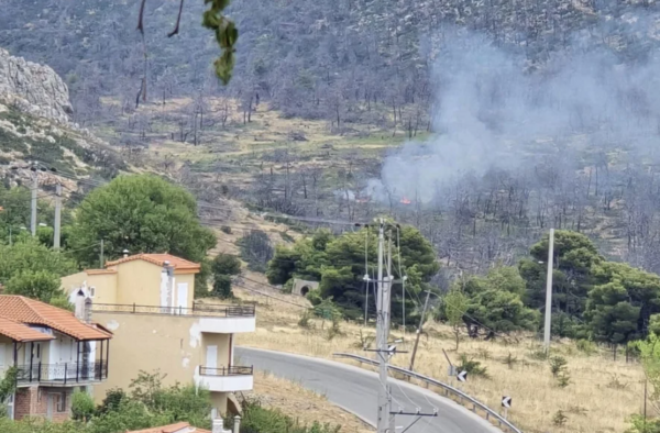 Φωτιά στα Βίλλια Αττικής