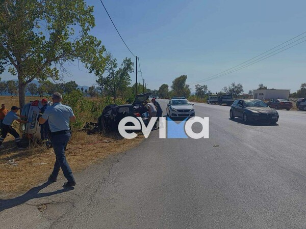 Τροχαίο δυστύχημα στην Εύβοια: Mια νεκρή και 4 τραυματίες μετά από σύγκρουση δύο οχημάτων