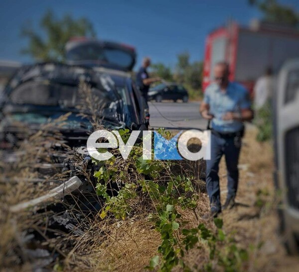 Τροχαίο δυστύχημα στην Εύβοια: Mια νεκρή και 4 τραυματίες μετά από σύγκρουση δύο οχημάτων