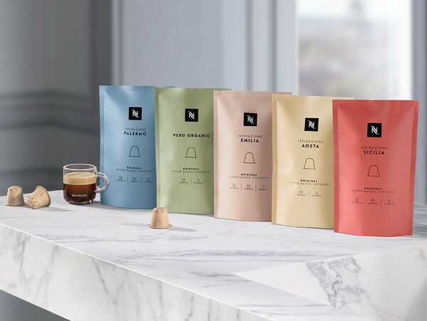 Unforgettable taste now on Paper: Η Nespresso καινοτομεί παρουσιάζοντας μια νέα κάψουλα με βάση το χαρτί