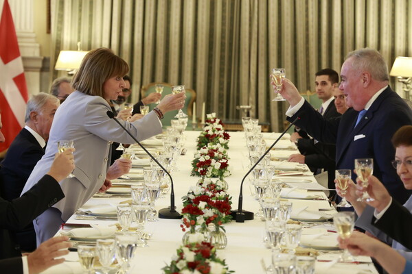 Ο Μέγας Μάγιστρος του Τάγματος της Ρόδου στο Προεδρικό Μέγαρο - Εικόνες από το γεύμα