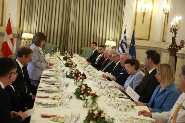 Ο Μέγας Μάγιστρος του Τάγματος της Ρόδου στο Προεδρικό Μέγαρο - Εικόνες από το γεύμα