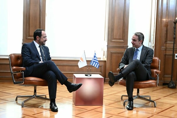 Μετά τον Μπάιντεν ο Χριστοδουλίδης συναντήθηκε με Μητσοτάκη