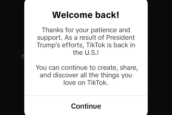 TikTok: Έστειλε μήνυμα ευχαριστίας στον Ντόναλντ Τραμπ σε όλους τους χρήστες του