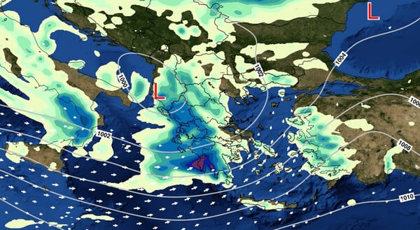 Meteo: Νέο κύμα κακοκαιρίας το Σαββατοκύριακο - Ισχυρά φαινόμενα από το βράδυ της Παρασκευής