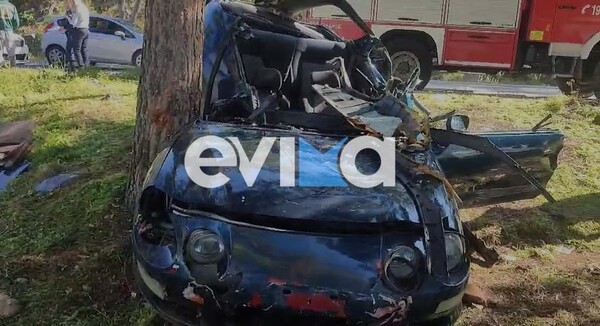 Εύβοια: Σφοδρό τροχαίο δυστύχημα στη Χαλκίδα - Νεκροί δύο 20χρονοι