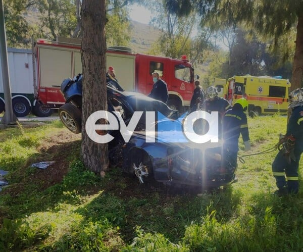 Εύβοια: Σφοδρό τροχαίο δυστύχημα στη Χαλκίδα - Νεκροί δύο 20χρονοι