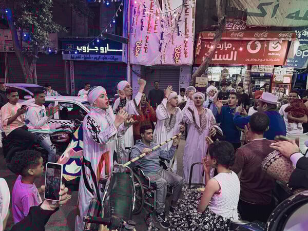 Eid al Fitr στην οδό Σαμπολιόν, Κάιρο. Χθες.