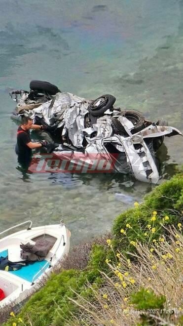 Ναύπακτος: Nεκρή 27χρονη οδηγός που έπεσε με το όχημά της στη θάλασσα