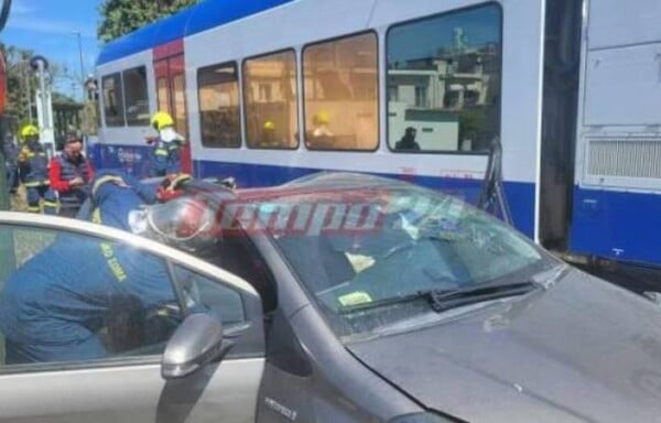 Πάτρα: Συγκρούστηκε τρένο με αυτοκίνητο - Μια τραυματίας
