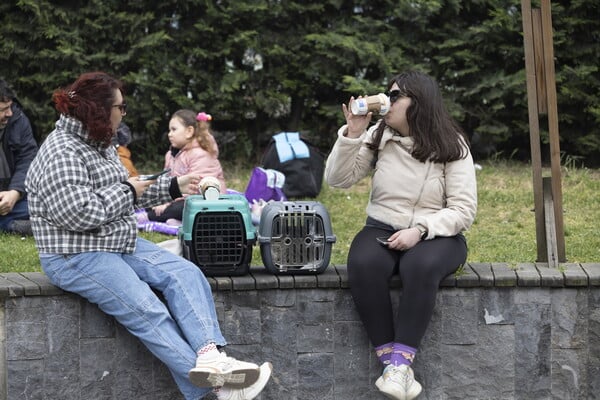 Σεισμός - Τουρκία: Γεμάτα πάρκα και δρόμοι από φοβισμένους πολίτες με σκηνές, στην Κωνσταντινούπολη