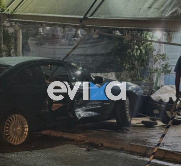Τροχαίο στην Εύβοια: Οδηγός προσέκρουσε σε βιτρίνα καταστήματος