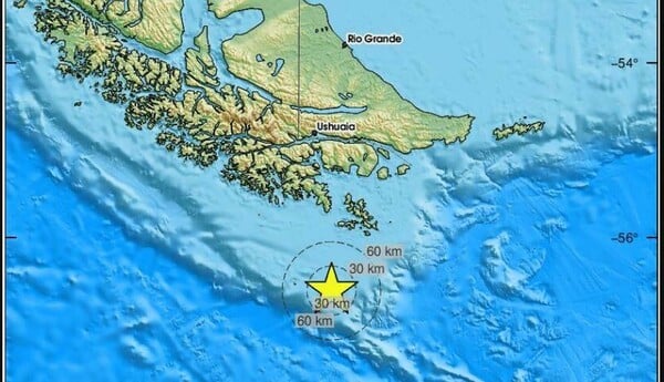 Ισχυρότατος σεισμός 7,3 Ρίχτερ στην Αργεντινή -Προειδοποίήση για τσουνάμι
