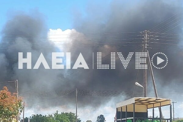 Φωτιά στη Μανωλάδα σε καταυλισμό εργατών γης
