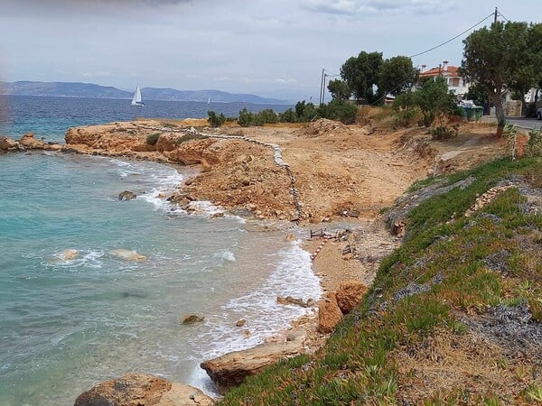 Αίγινα: Αντιδράσεις για την τοποθέτηση υποβρύχιου καλωδίου στην ακτή Καζαντζάκη
