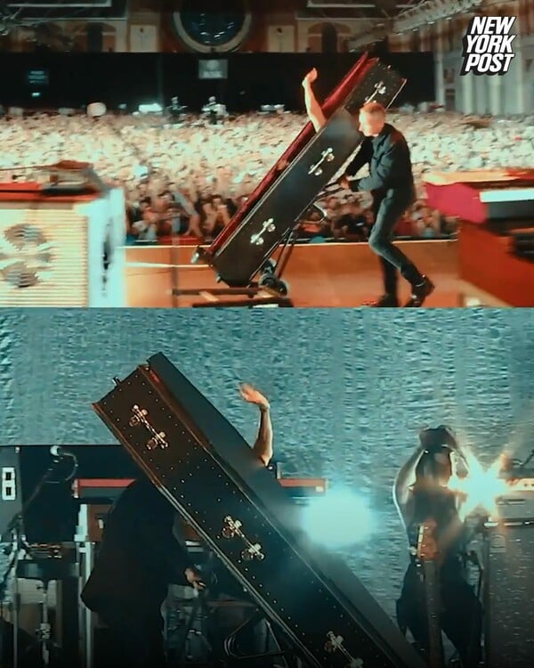 Ο Iggy Pop έφυγε από τη σκηνή μέσα σε φέρετρο