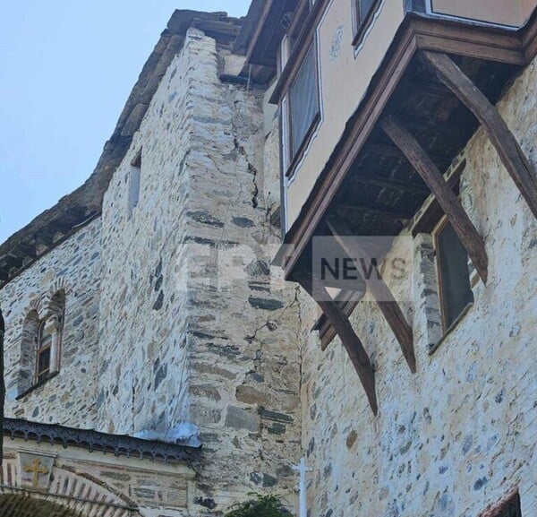 Σεισμός στο Άγιο Όρος: Ζημιές από τα 5,3 Ρίχτερ στις Μονές Ξενοφώντος, Παντελεήμονος και Σίμωνος Πέτρας