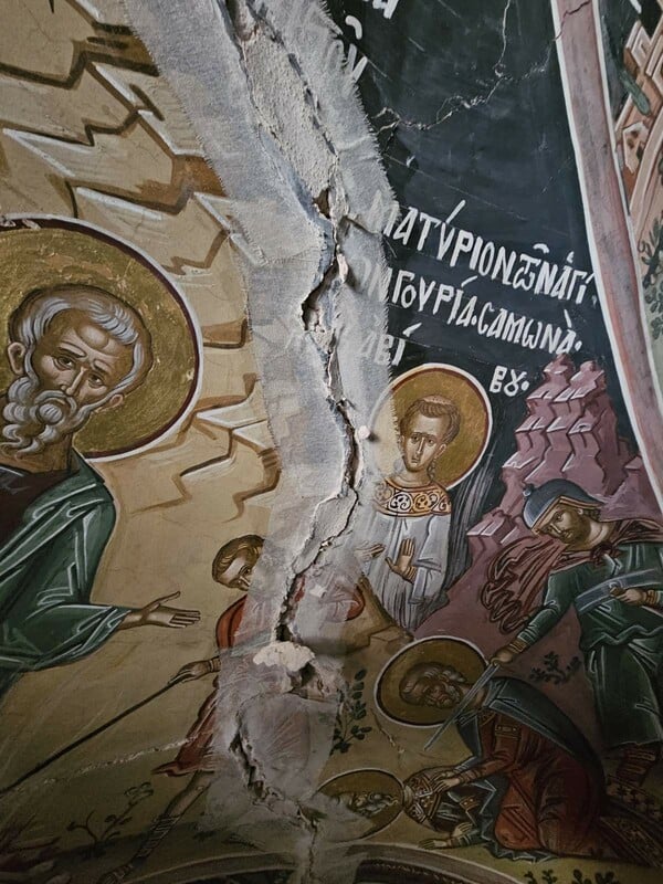ΥΠΠΟ: Οι ζημιές στο Άγιο Όρος από τον σεισμό - Άμεση εφαρμογή σωστικών μέτρων