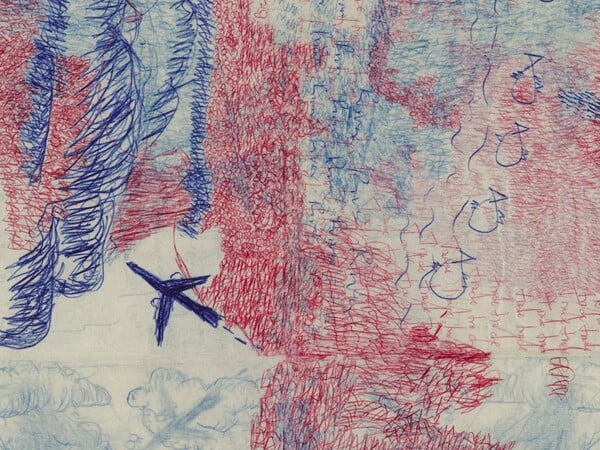 Ζωγραφικά έργα και σχέδια του Oscar Murillo στην Gagosian