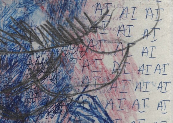 Ζωγραφικά έργα και σχέδια του Oscar Murillo στην Gagosian