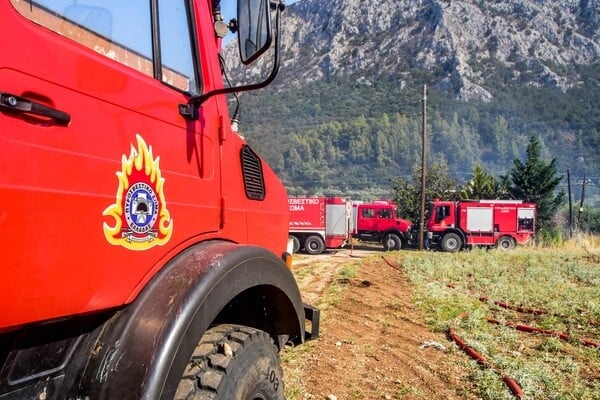 Φωτιά στο Ηράκλειο - Μήνυμα από το 112