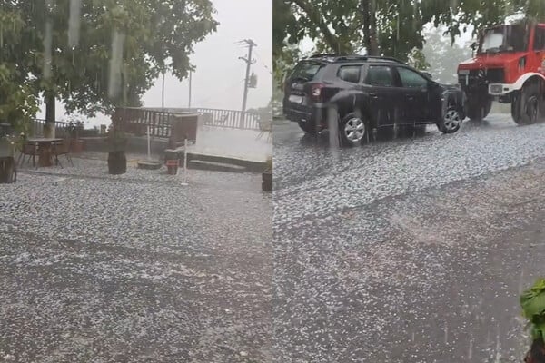 Κακοκαιρία: Έντονο χαλάζι σε Αρκαδία, Σέρρες και Κοζάνη