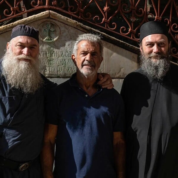 Ο Μελ Γκίμπσον στο Άγιον Όρος