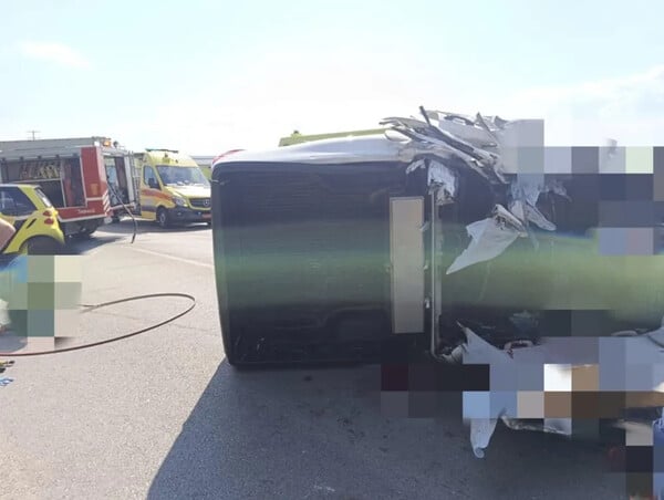 Χαλκηδόνα: Συνελήφθη ο οδηγός του φορτηγού για το τροχαίο με θύματα πατέρα και γιο