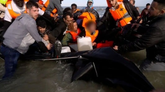βρετανια γαλλια μεταναστες