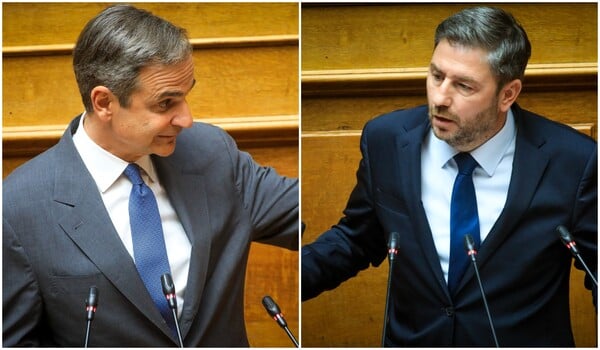 Μητσοτάκης κατά Ανδρουλάκη στη Βουλή: Πολιτική κόντρα για ΟΠΕΚΕΠΕ και «γαλάζια συμμορία»