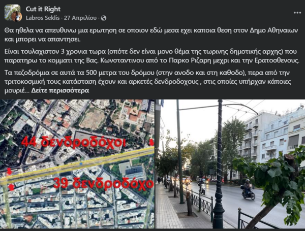 Πώς ξεραίνεται το πράσινο της Αθήνας και ποιοι το ποτίζουν