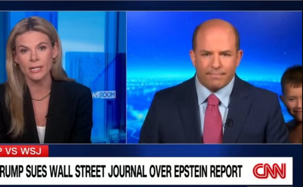 CNN: Η στιγμή που ο 5χρονος γιος δημοσιογράφου διακόπτει ζωντανή συζήτηση για την υπόθεση Έπσταϊν