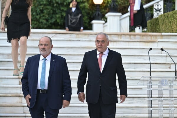 Η δεξίωση στο Προεδρικό Μέγαρο για την 51η επέτειο από την αποκατάσταση της δημοκρατίας
