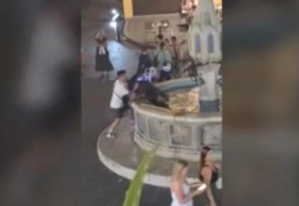 Ρόδος: Εισαγγελική εντολή για τον εντοπισμό του νεαρού που έριξε άστεγο σε σιντριβάνι