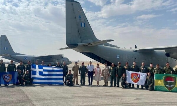 Γάζα: Ελληνικά αεροσκάφη έριξαν 8,5 τόνους τροφίμων 